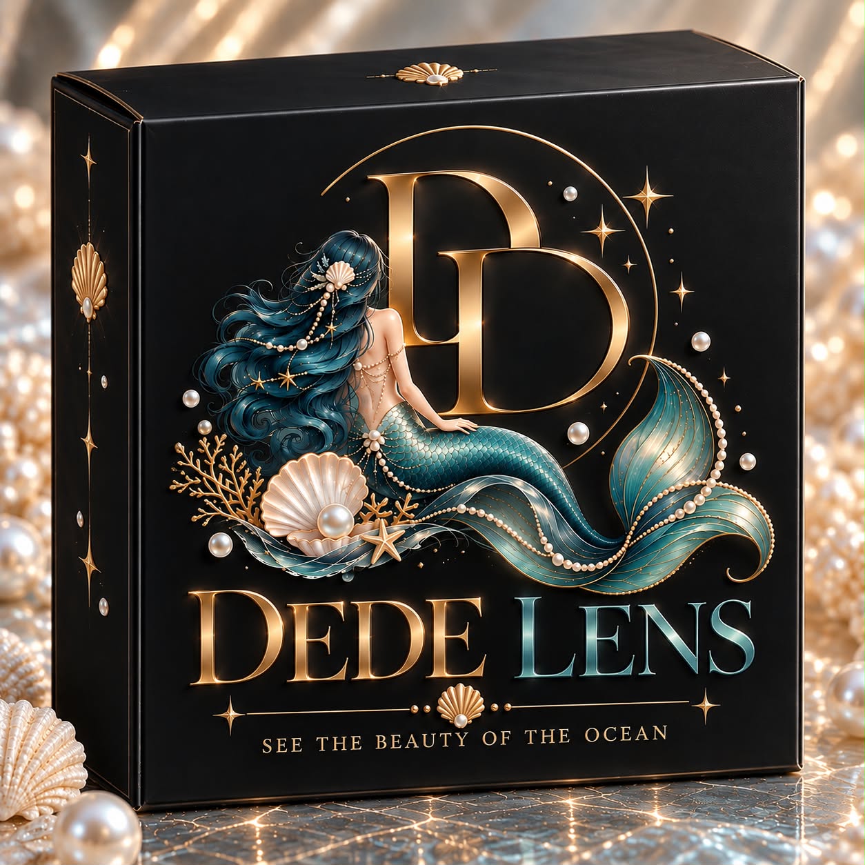 DEDE LENS black contact lens box